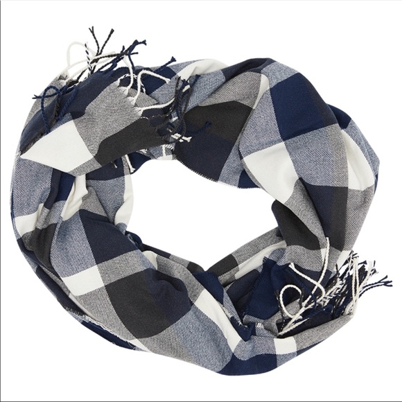 Plush | Ultra Soft Fringe Scarf Blue Buffalo‎ - Picture 1 of 6